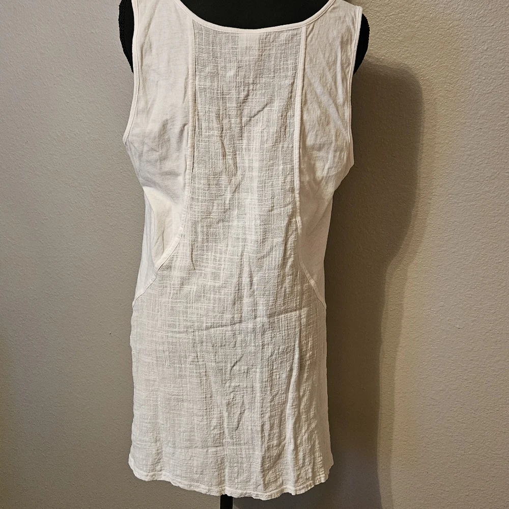 XCVI womens Large White Tank Top - Picture 5 of 7